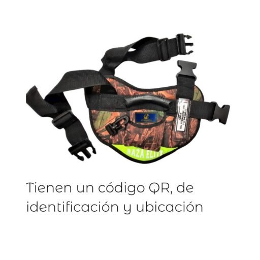 Promo 2 Arnés con servicio de rastreo_rosado_con_verde