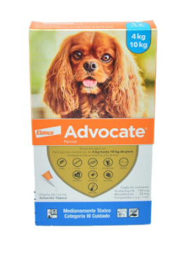 Advocate Spot-On para Perros (4-10 kg) (purgante) medicamento