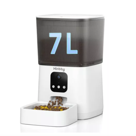 Comedero Alimentador Wifi Inteligente Con Cámara Perro Y Gato (Automático) (Dispensador)-Hinbby
