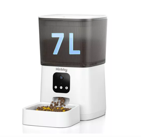 Comedero Alimentador Wifi Inteligente Con Cámara Perro Y Gato (Automático) (Dispensador)-Hinbby