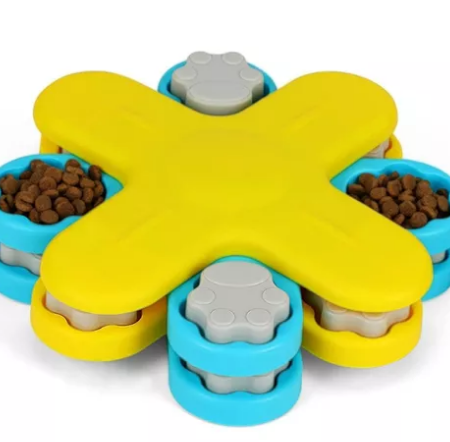 Comedero (Alimentador lento) Juguete Interactivo Antiestrés Puzzle Mascota