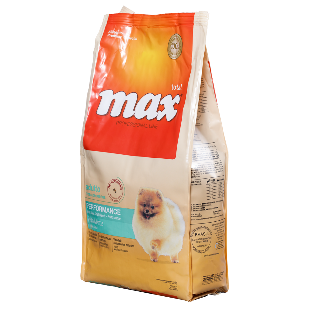MAX ADULTO PERFORMANCE PEQUEÑOS PAQUETE DE 2KG (Alimento) (Cuido)